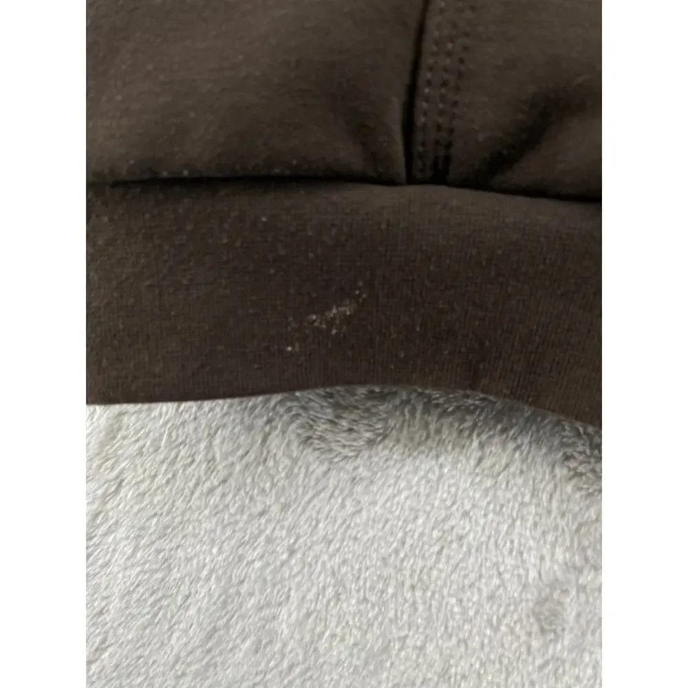 Carhartt Brown Thermal Lined Zip Hoodie Jacket Men’s Large Workwear USA